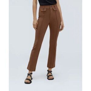 Everlane Brown Kick Flare Pants- The work it pant
